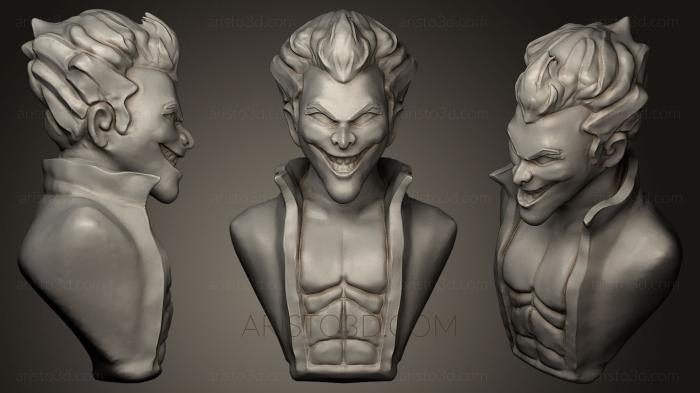 Busts of heroes and monsters (BUSTH_0437) 3D model for CNC machine